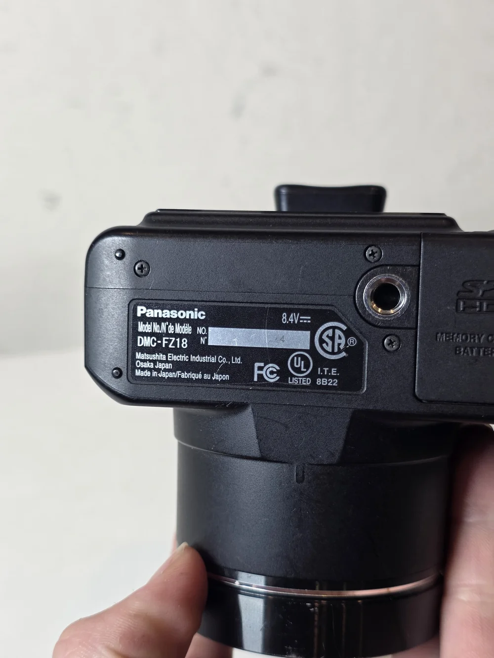 Panasonic Lumix DMC-FZ18 Compact Bridge Camera - Black